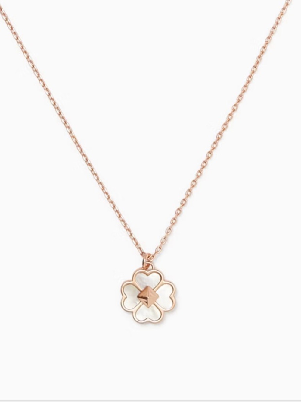 NWT! ♠️ kate spade Rose Gold Necklace with spades pendant. Gorgeous!